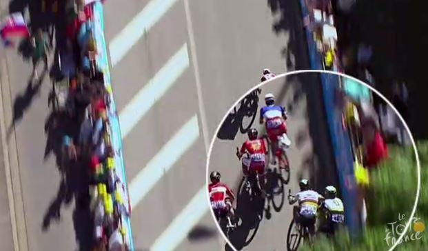 Sagan Cavendish TdF 2017 Crash de l'étape 4 .JPG
