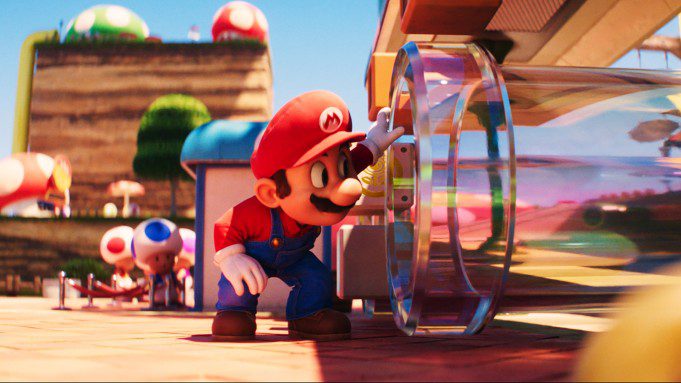 Super Mario Bros.  Film, Mario (Voix : Chris Pratt), 2023. © Universal Pictures / Courtesy Everett Collection