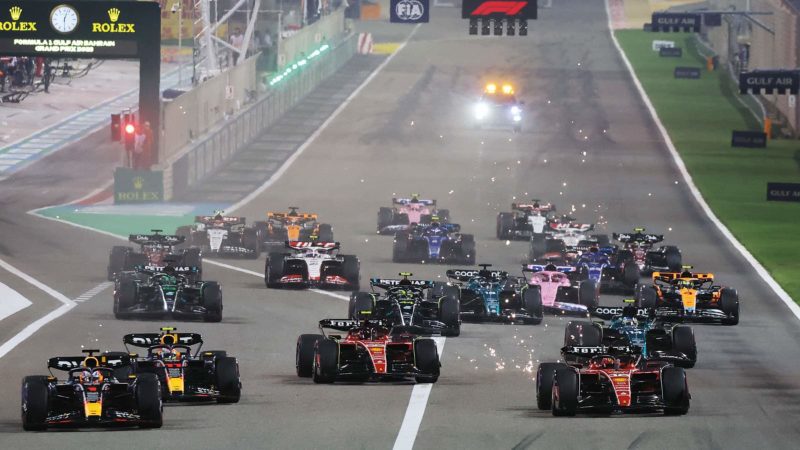 Max Verstappen au volant du Grand Prix de Bahreïn