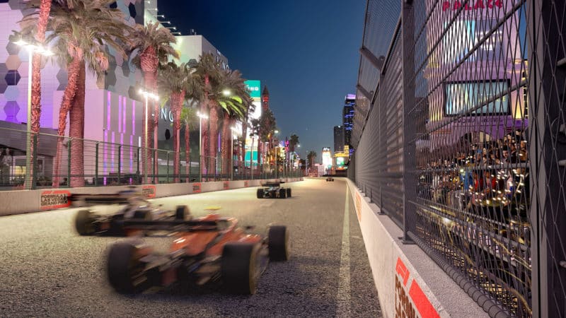Course F1 du Strip de Las Vegas